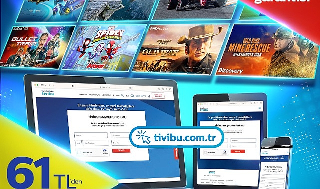 Tivibu'da online başvuruya özel  ilk ay bedava kampanyası