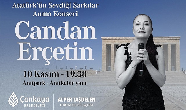 Çankaya Belediyesi Atatürk'ü sevdiği şarkılarla anacak